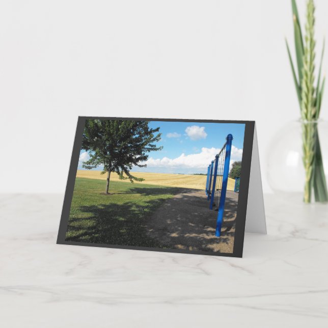 ~ Fräulein. Vater 3 ~ Feiertagskarte (Vorderseite)