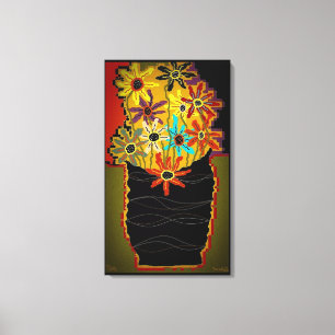 Fräulein Zora 19x32 wickelte Leinwand-Druck ein Leinwanddruck