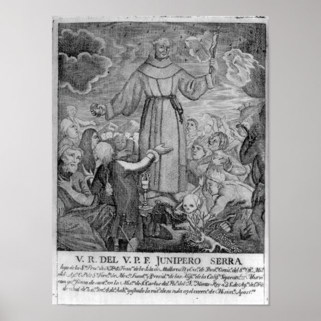Fray Junipero Serra Poster (Vorne)