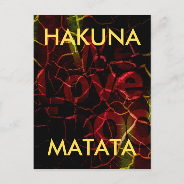 Frayed Edges, Starkes Herz: Unzerbrechliche Liebe Postkarte (Vorderseite)