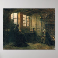 Fraying Linen, Honfleur, 1877