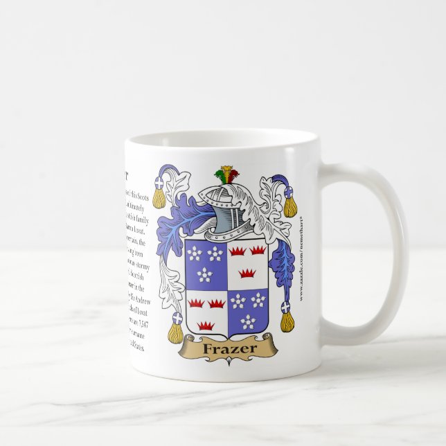 Frazer, der Ursprung, die Bedeutung und das Wappen Tasse (Rechts)