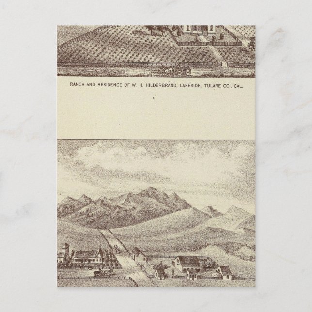 Frazier Valley, Seeuferranche Postkarte (Vorderseite)