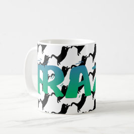 FRAZZ! Schwarze Katzen-Tasse Tasse