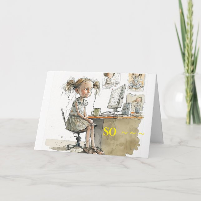 FRAZZIERTE FREUNDSCHAFTSKARTE DANKESKARTE (Vorderseite)