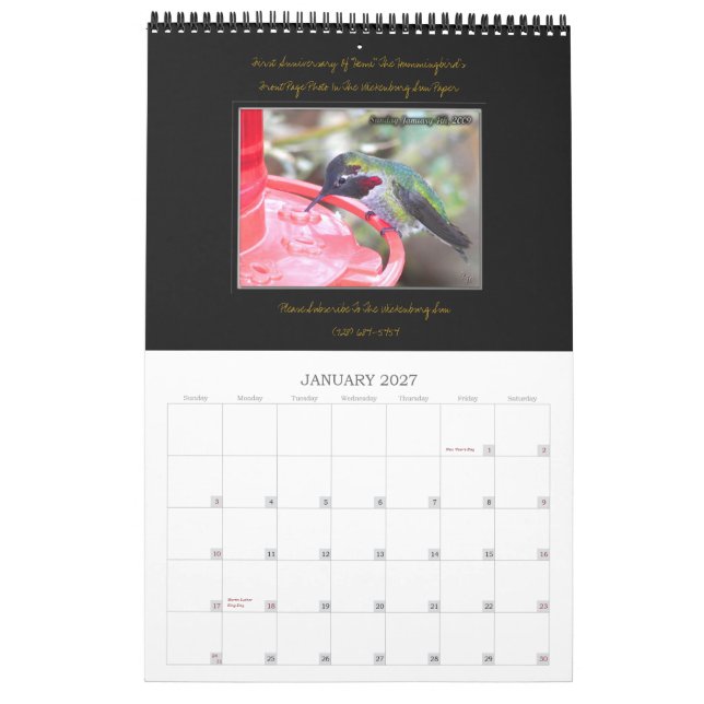 Frazzled durch Zazzle. ~Special Order~ Kalender (Jan 2027)