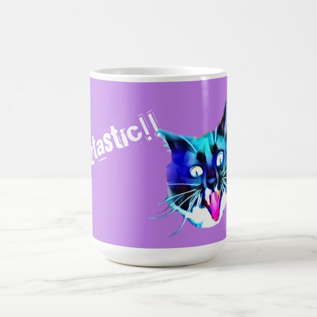 Frazztastic! Verrückte Katzen-Tasse Tasse (Mittel)