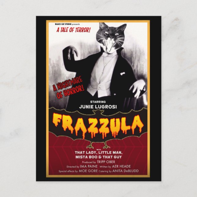 Frazzula! Eine Postkarte für die Monster (Vorderseite)