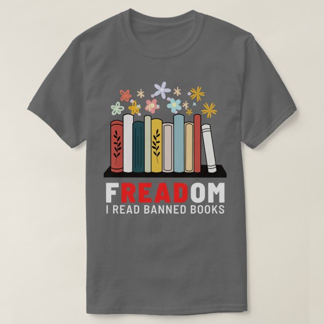 Freaded I Read Banned Books T-Shirt (Design vorne)