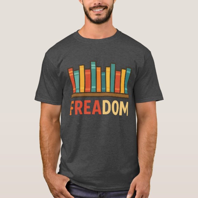 Freadom Anti-Banned Books - Libor für verbotene Bü T-Shirt (Vorderseite)