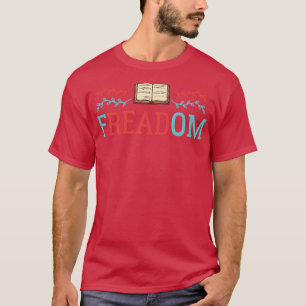 Freadom Banned Books Week Bookworm und Bookaholi T-Shirt