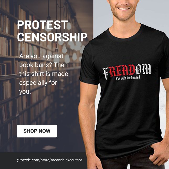 FREADOM "Freedom to Read" Tri-Blend-Shirt Tri-Blend Shirt (Von Creator hochgeladen)