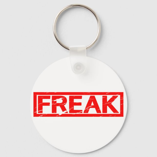 Freak Briefmarke Schlüsselanhänger (Vorderseite)