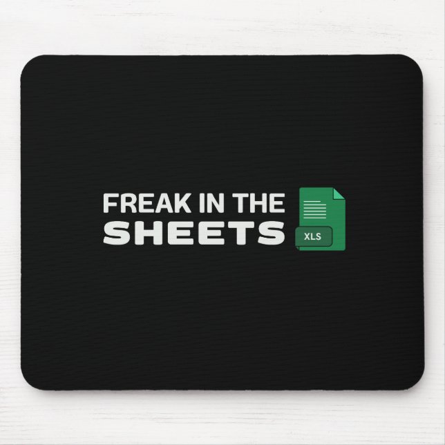 Freak in den Blättern Mousepad (Vorne)