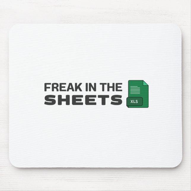 Freak in den Blättern Mousepad (Vorne)
