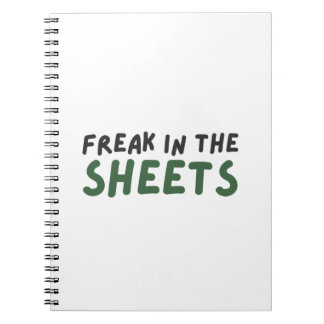 Freak in den Blättern Notebook Notizblock