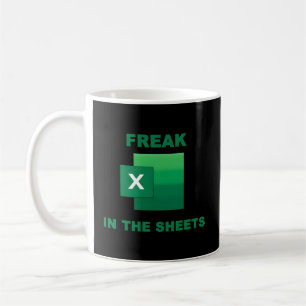 Freak in den Excel-Blättern Kaffeetasse