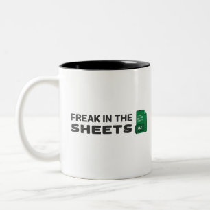 Freak in den Laken Zwei-Tone-Kaffee-Tasse Zweifarbige Tasse