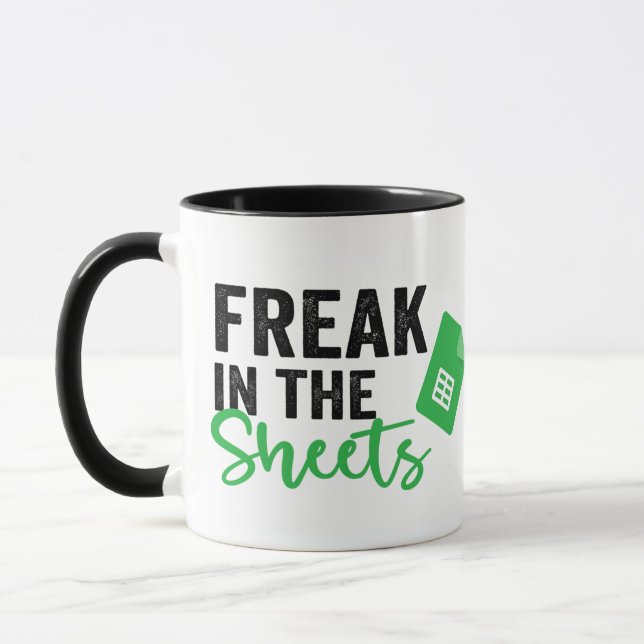 Freak in The Sheets Funny Acoountant Coffee Mug Tasse (Links)