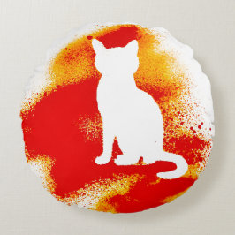 Freak Meow-t Fur Sure Rundes Kissen