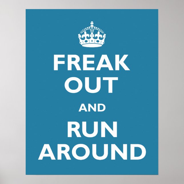 Freak Out & Run Poster (Vorne)