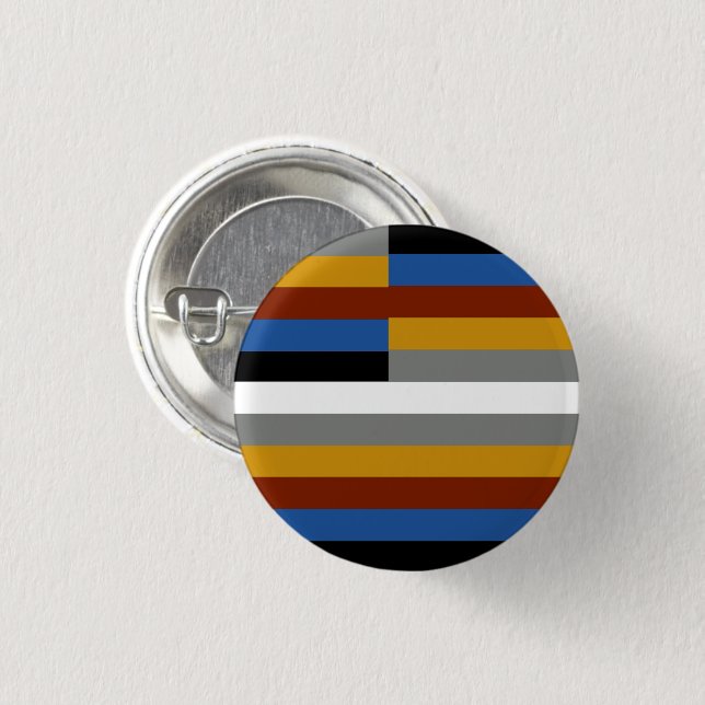 Freak Pride Flag Button (Vorne & Hinten)