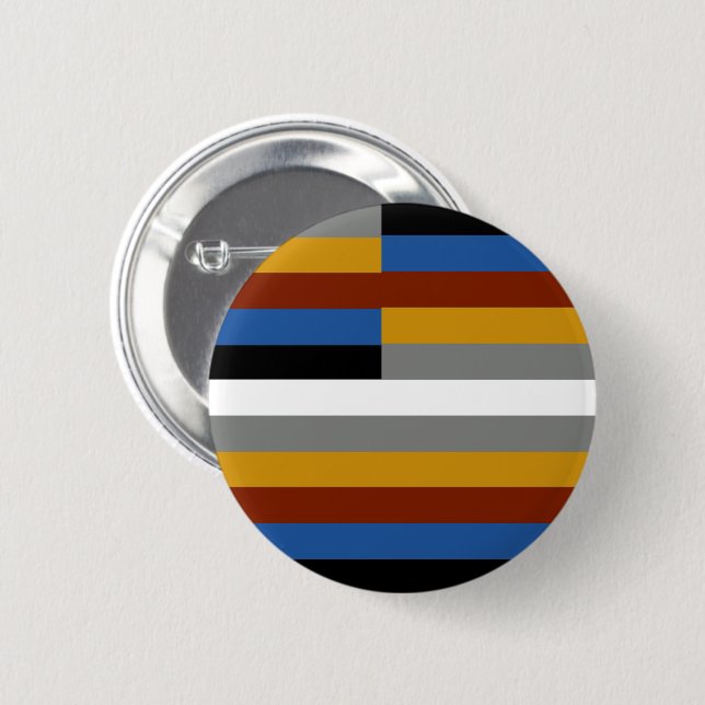 Freak Pride Flag Button (Vorne & Hinten)