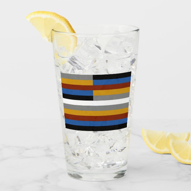 Freak Pride Flag Glas (Vorderseite Ice)