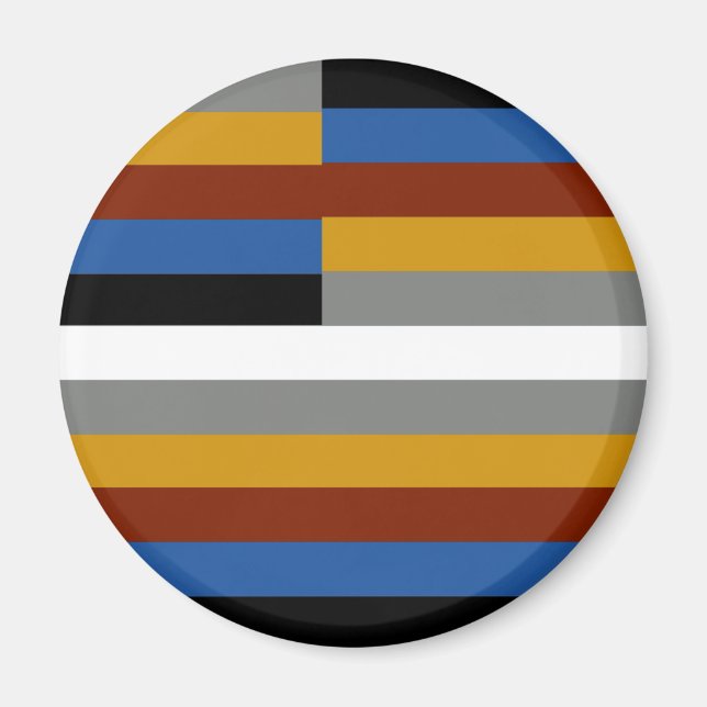 Freak Pride Flag Magnet (Vorne)