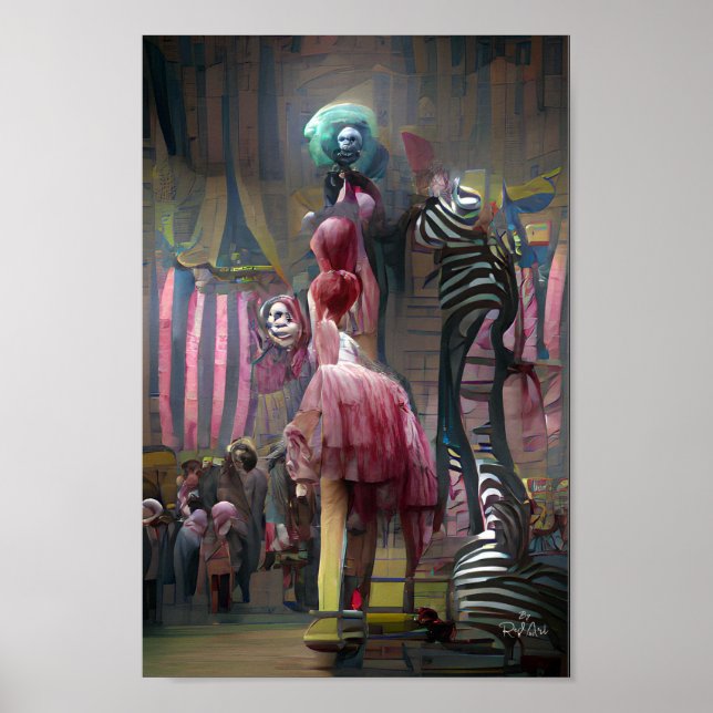FREAK SHOW Fantasy Art Illustrations Poster (Vorne)