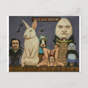 Freak Show Postkarte