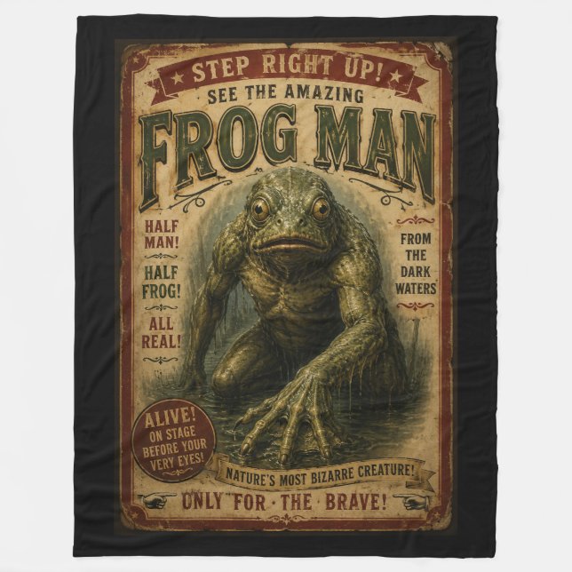 Freak Sideshow Paranormal Fleecedecke (Vorderseite)