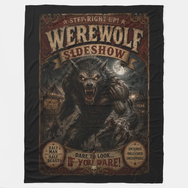 Freak Sideshow Paranormal Fleecedecke (Vorderseite)