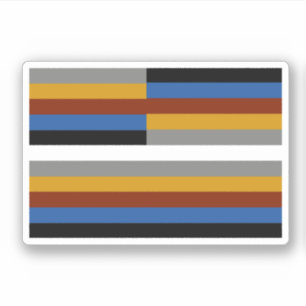 Freak-Stolz-Flagge Aufkleber