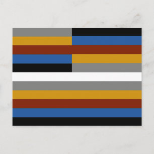 Freak-Stolz-Flagge Postkarte