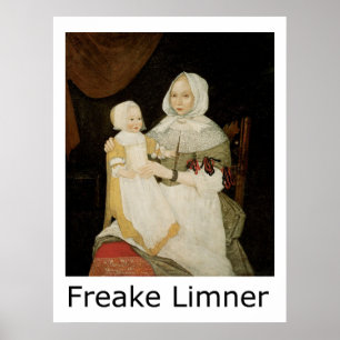 Freake Limner Mrs Elizabeth Freake and Baby Mary Poster