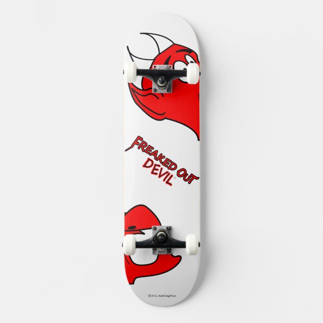 Freaked-Out-Teufel Skateboard (Vorderseite)