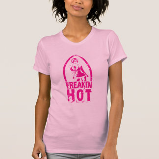 Freakin heißes Mädchen-Logo-Pink-Trägershirt T-Shirt
