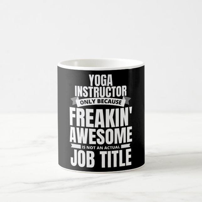 Freakin' Phantastischer Yoga-Instruktor Kaffeetasse (Mittel)