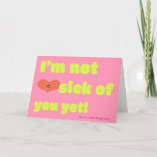 Freaking Lucky Liebe Card Feiertagskarte