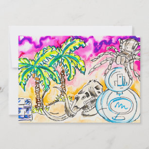 Freaky Art Feiertagskarte