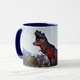 Freaky Dinosaur im WüstenArt Tasse Cup