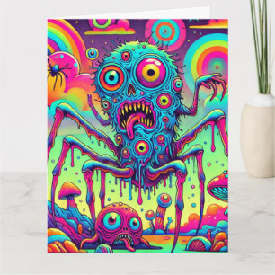 Freaky Fun Der psychedelische Strampler Karte
