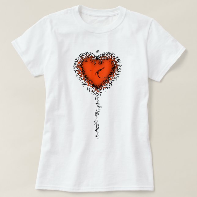 Freaky heart balloon v4 T - Shirt (Design vorne)