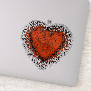 Freaky heart v1 aufkleber