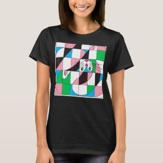 Freaky Katzenmem miauen niedliches Kätzchen Optik T-Shirt