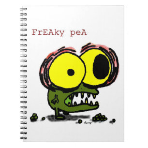Freaky Pea Notebook Notizblock