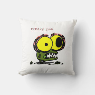 Freaky Pea Pillow - Grün Kissen
