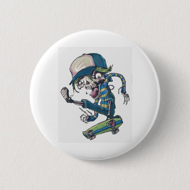 freaky Skateboard Button (Vorderseite)
