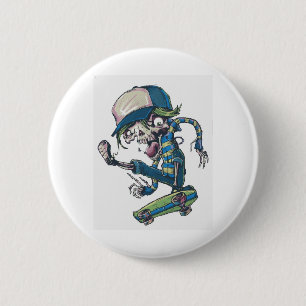 freaky Skateboard Button